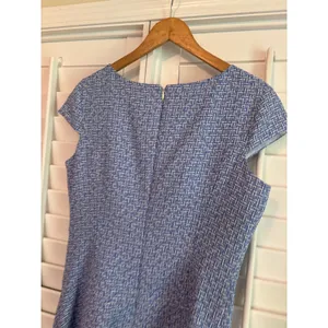9 & Co Blue And White‎ Tweed Dress Size 12 thumbnail 6