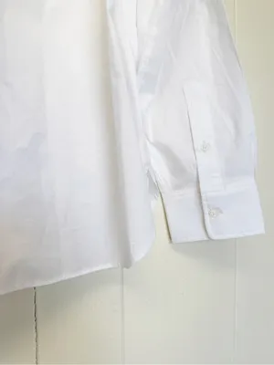 NWT J. CREW Jules Ruffle Collar Shirt Cotton Poplin White thumbnail 8