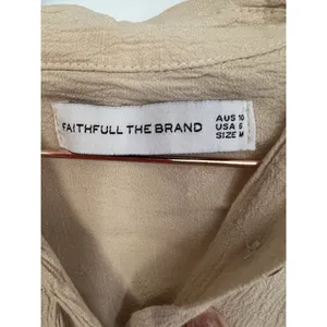 Faithfull The Brand Toulin Shirt‎ | Blush | Size 6 thumbnail 6