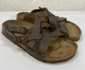 Birki's Birkenstock‎ Sandals 37 US L6 Narrow Mocha Calais Two Strap Sandals thumbnail 1