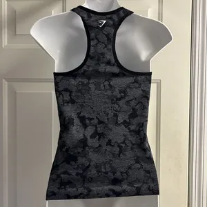 Gymshark Adapt Black Camo Seamless Tank Women’s Razorback- Small thumbnail 8