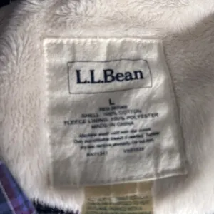 LL‎ Bean Shacket Blue Large thumbnail 6