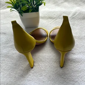 Antonio melani Yellow Heels Elegant Satin Design thumbnail 3