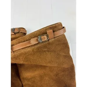Zodiac‎ USA Women's Brown Suede Leather Tall Boots Size 8 M thumbnail 4