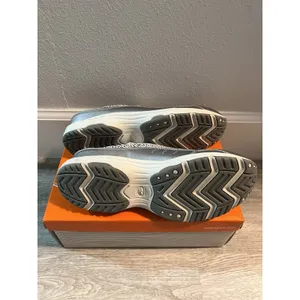 Easy Spirit women's size 10 M Gray silver glitter mules slip-on shoes thumbnail 6