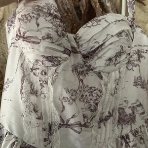 Commense Toile Print Corset Dress size xs thumbnail 4