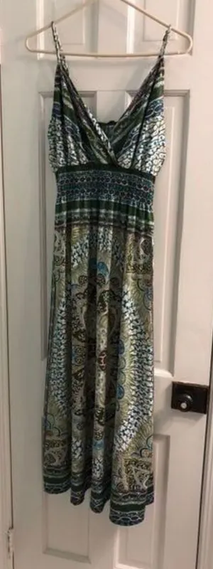 Maxi‎ Dress XL Paisley Design thumbnail 1