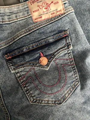 True Religion Jeans Pink Low Rise thumbnail 2