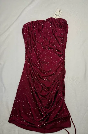 Windsor Mini Dress Sequin Red Bodycon thumbnail 1