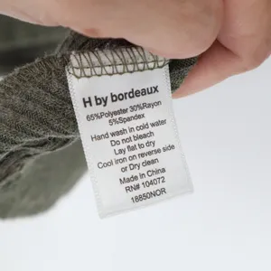 H by bordeaux Sweater Women's L Olive Ribbed Asymmetrical Seam Excellent thumbnail 3
