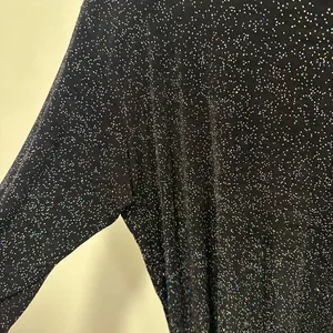 Vintage impressions Glittering Black Women's top size large! thumbnail 5