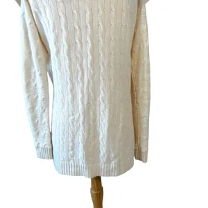 Ralph Lauren Black Label Circle Cable Knit Cardigan 100% Cashmere thumbnail 13