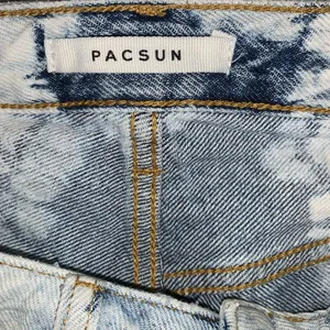 Pac Sun 90s boyfriend high rise straight leg bleached jeans sz 23 thumbnail 7