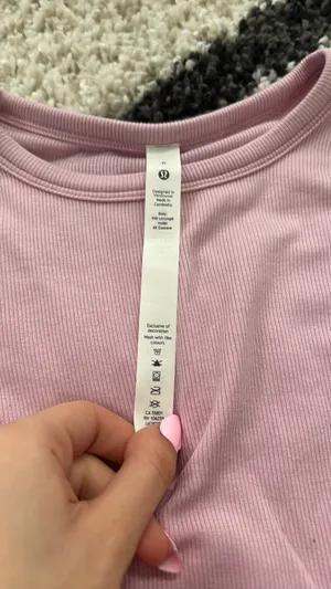 Lululemon LA Ribbed Waist Long Sleeve thumbnail 2
