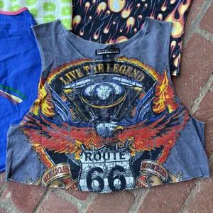 Urban Outfitters Prince Peter Live the Legend Cropped Cut Off Tee thumbnail 1
