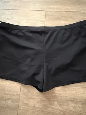 Nike Women’s Black Swim Shorts with White Swoosh thumbnail 4