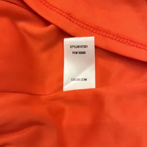 Lulus Great Things‎ Ruffled Bodycon Coral Red Dress Size XL thumbnail 11