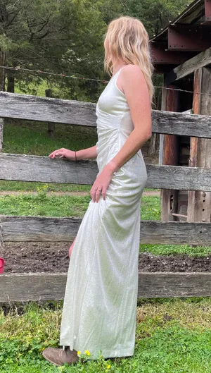Prom Dress Silver thumbnail 2