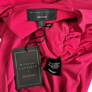 MICHAEL COSTELLO x REVOLVE Madelyn Mini Dress, Fuchsia, XS thumbnail 13