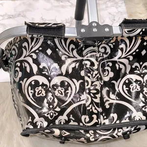 Elegant Black and White Patterned Women's Bag thumbnail 1