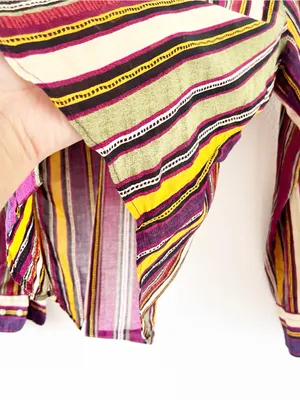 Lauren Ralph Lauren Multicolor Striped Roll Tab Button Down Shirt thumbnail 6