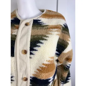 Beautiful NWT Threadgrit Sherpa Coat Size S Brown thumbnail 3