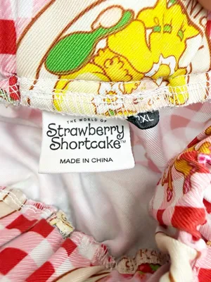 Strawberry Shortcake Countryside Plaid Gingham Check Short Pajama Set Two Piece thumbnail 15