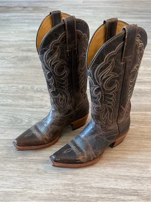 Shyanne Women's Loretta Western Snip Toe Boots, Size 5M thumbnail 5