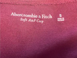 Abercrombie & Fitch Slim and Cozy Ruched V-Neck Bodysuit Pink Size S GUC thumbnail 3