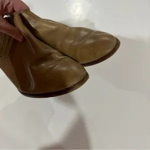 Madewell Spencer Taupe Chelsea Slip On Leather Ankle Boots Size‎ 8.5 thumbnail 5