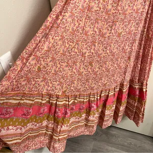 Free People Tangier Babydoll Maxi Dress Large thumbnail 8