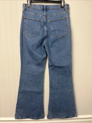 Abercrombie & Fitch The Vintage Flare Leg High Rise Jeans Women Size 6/28 Short thumbnail 2