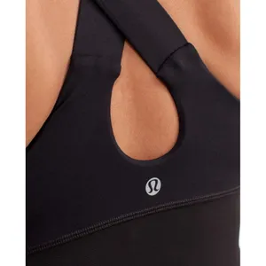 Lululemon Swift Tank Top Black Luxtreme Sleeveless Racerback Athletic Tank Sz 4 thumbnail 4
