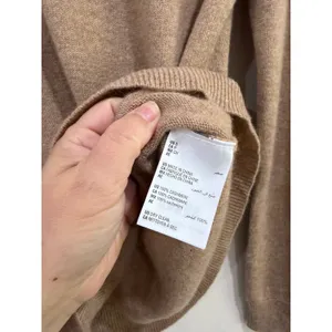 Charter Club Luxury 100% Cashmere Sweater Tan Camel Crew Neck Small thumbnail 3