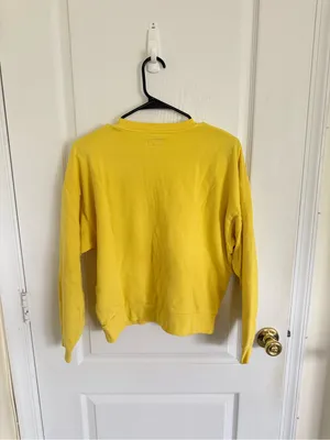 Mother The Drop Square Sweatshirt Yellow Smiley thumbnail 7