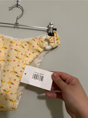 Dippin Daisy’s Lotus Bandeau Top and Taya Cheeky Bottom in Martini Yellow - NWT thumbnail 12