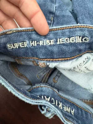 American Eagle Next Level Stretch Super Hi-Rise Jegging Jeans Size 4 Long thumbnail 8