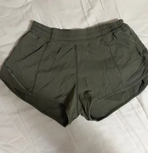 Lululemon Hotty Hot Shorts Olive Green 2.5" thumbnail 1