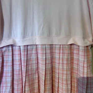 Fantastic Fawn Top Dress Pinks Oversized Pleated Cotton Lining Boho Fairy SZ M thumbnail 4