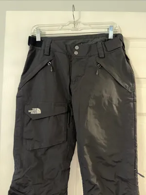 The North Face Black Ski Snow Pants size SP inseam 30” lots of pockets thumbnail 2