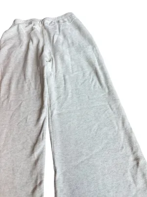 Brandy Melville Cream Wide Leg Sweatpants Waffle Knit Stretch Size Small Women's thumbnail 11