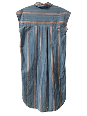 Everlane 100% Cotton Striped Sleeveless Button-Front Shirt Dress Size XXS thumbnail 2