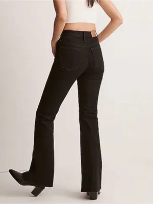 Madewell the perfect vintage flare Jean black size 28 thumbnail 2