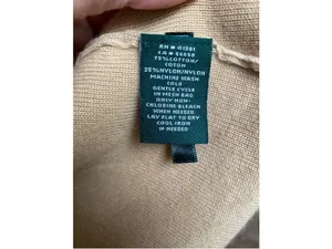 Lauren Ralph Lauren Beige Knit Blazer Jacket Quiet Luxury Preppy Old Money Clean thumbnail 7