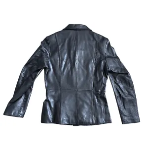 Wilsons Leather Pelle Studio Women Black Genuine‎ Leather Jacket Size S thumbnail 4