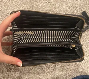 Kate Spade Black Leather Wristlet thumbnail 4
