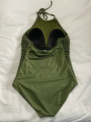 One Piece Sunseeker Green Open Sides Swimsuit thumbnail 4