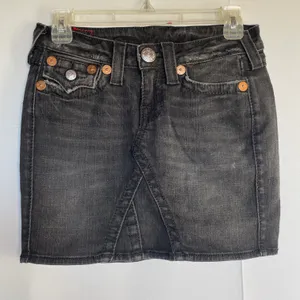 Sarah Big T skirt in Dark Urban Cowboy size 25 NWOT 70-618BBT thumbnail 3