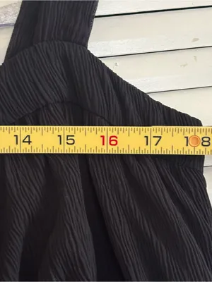 line and dot Maxine Tiered Maxi Dress Color Black Size MD thumbnail 14