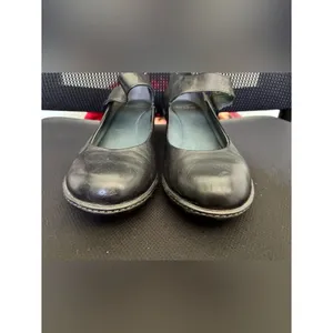 Dansko Bess Black Leather Mary Jane Strap Casual Heel Shoes Women’s Sz 37/7US thumbnail 3